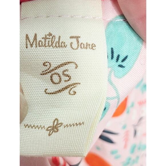 Matilda Jane Floral & Citrus  Double Sided Kids blanket/ Throw  38"x38" - Picture 11 of 13